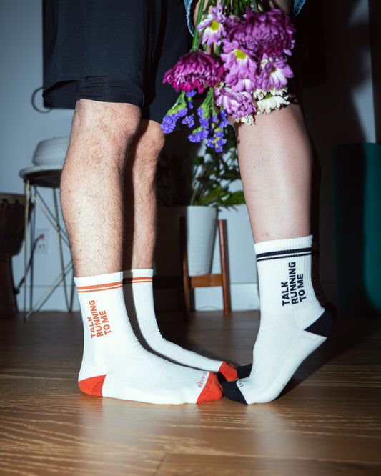 Talk Running to Me Socks
